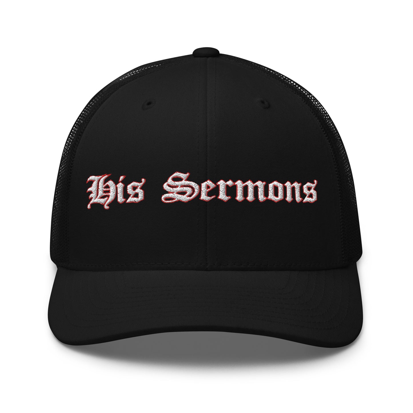 His Sermons logo hat