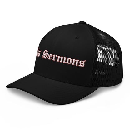 His Sermons logo hat