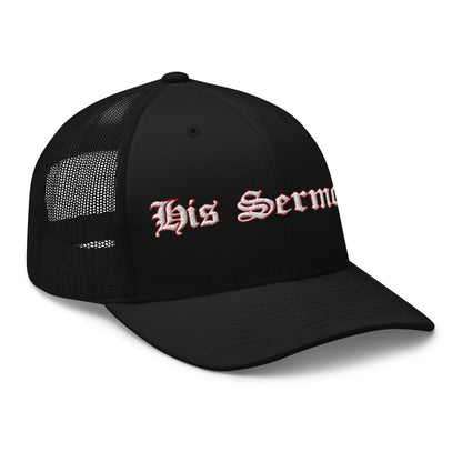 His Sermons logo hat